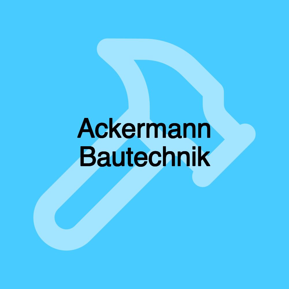 Ackermann Bautechnik