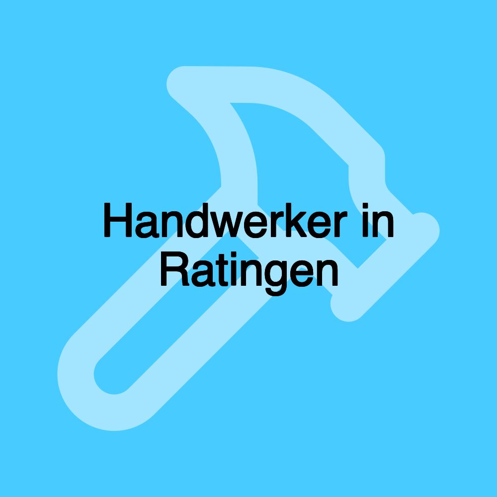 Handwerker in Ratingen