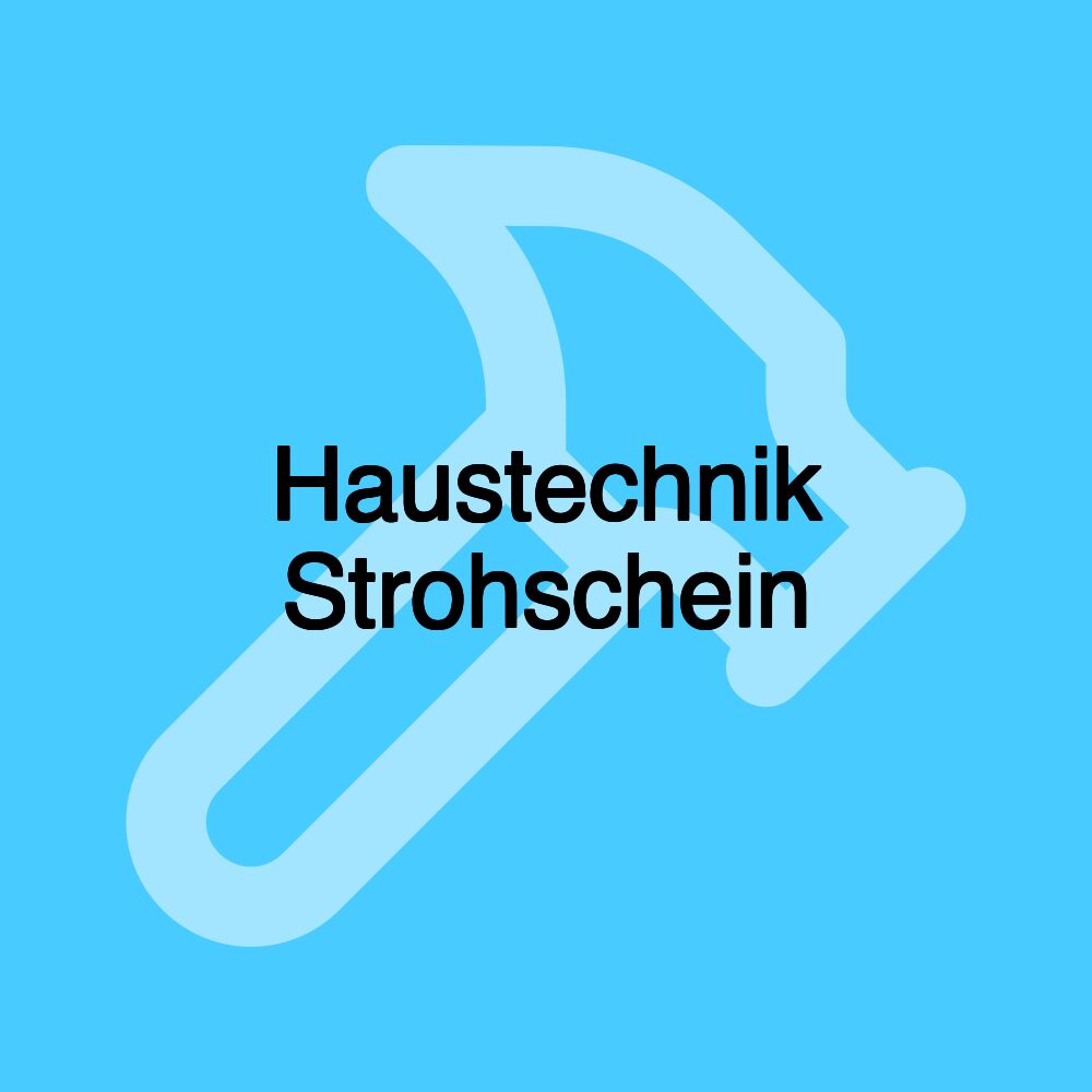 Haustechnik Strohschein