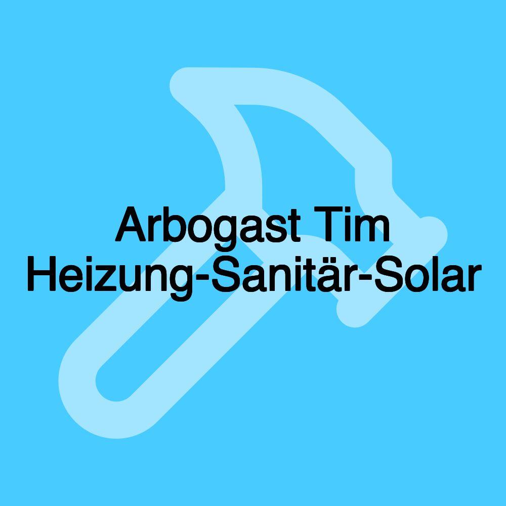 Arbogast Tim Heizung-Sanitär-Solar