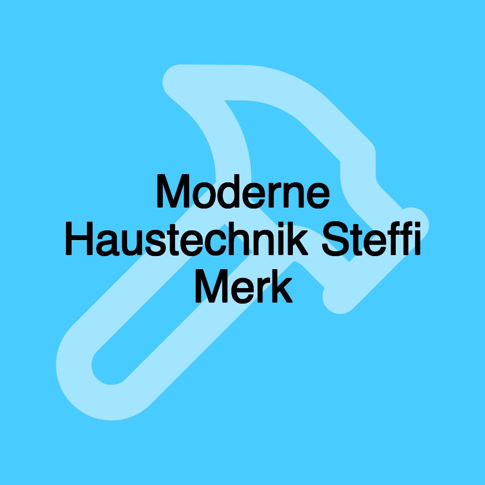 Moderne Haustechnik Steffi Merk