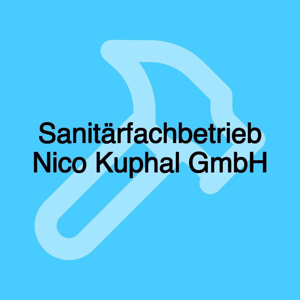 Sanitärfachbetrieb Nico Kuphal GmbH