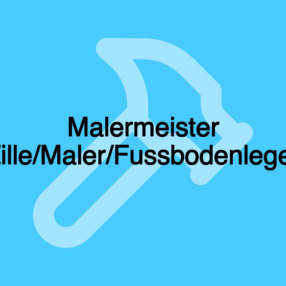 Malermeister Zille/Maler/Fussbodenleger