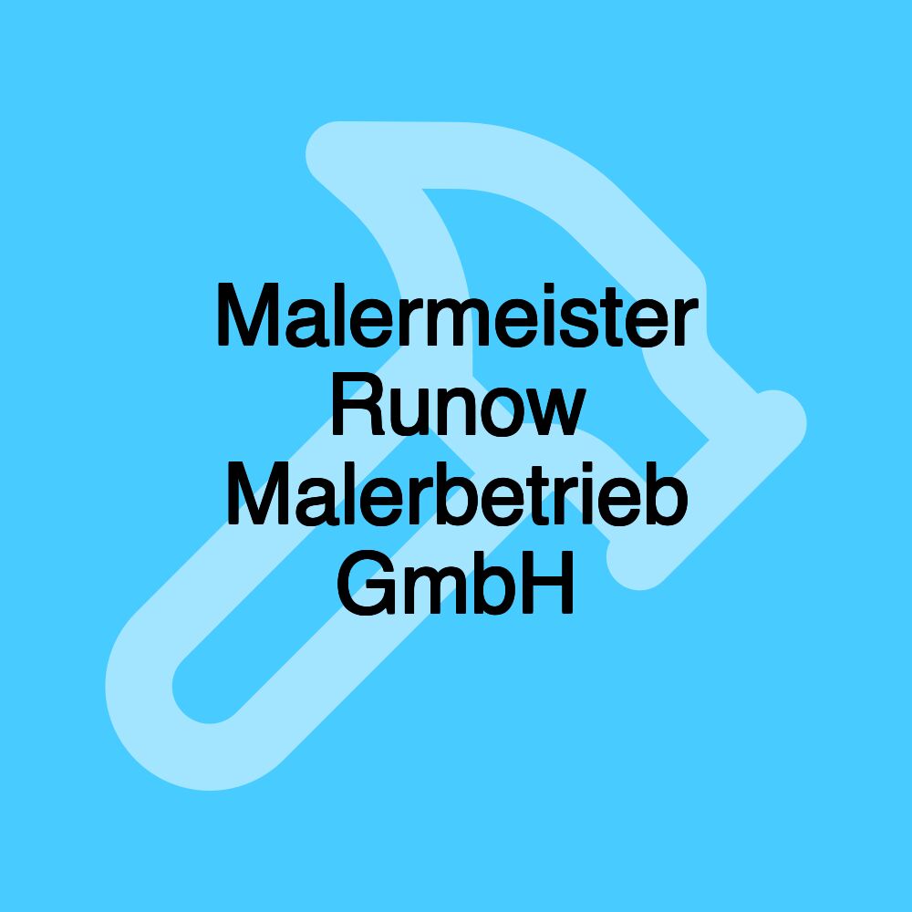 Malermeister Runow Malerbetrieb GmbH