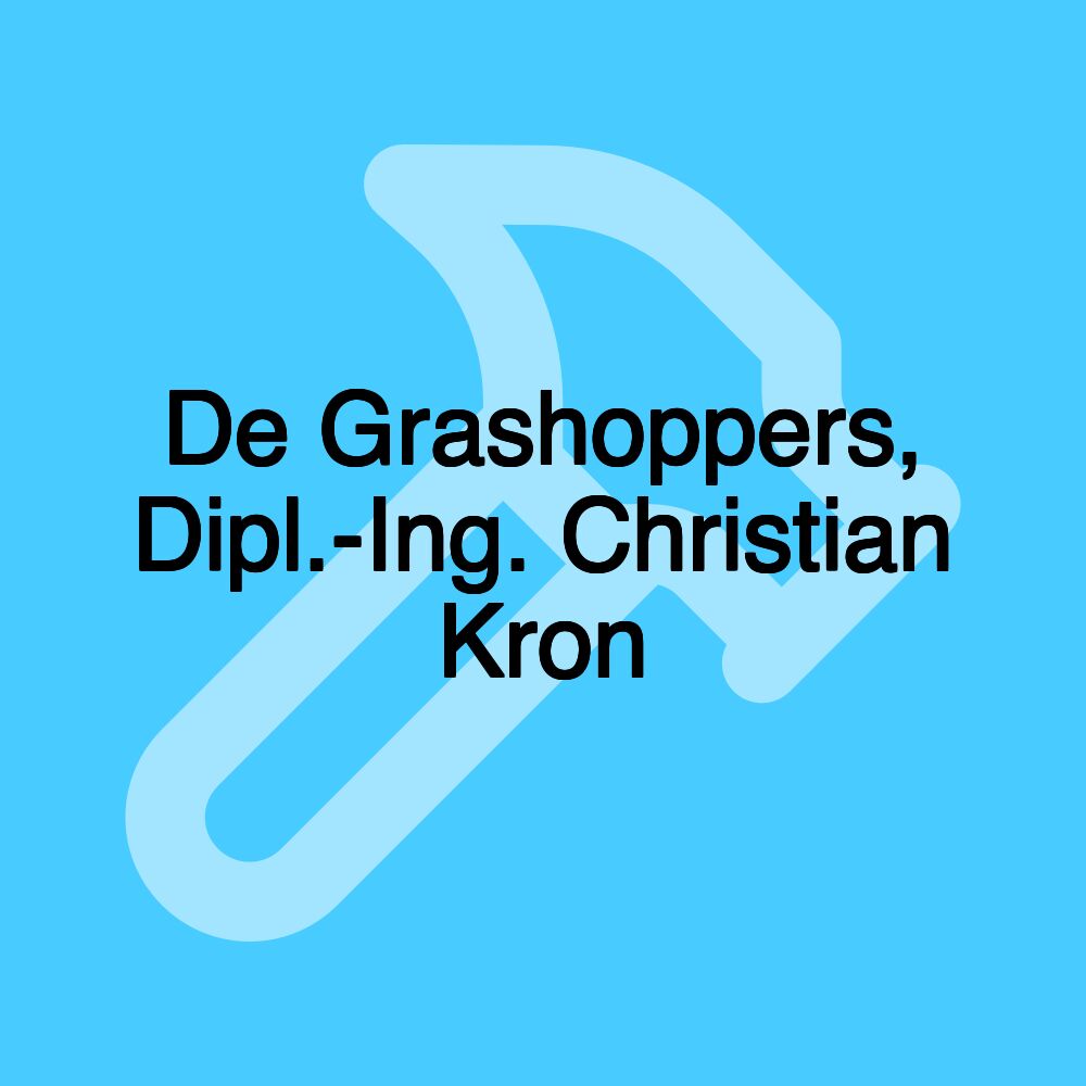 De Grashoppers, Dipl.-Ing. Christian Kron