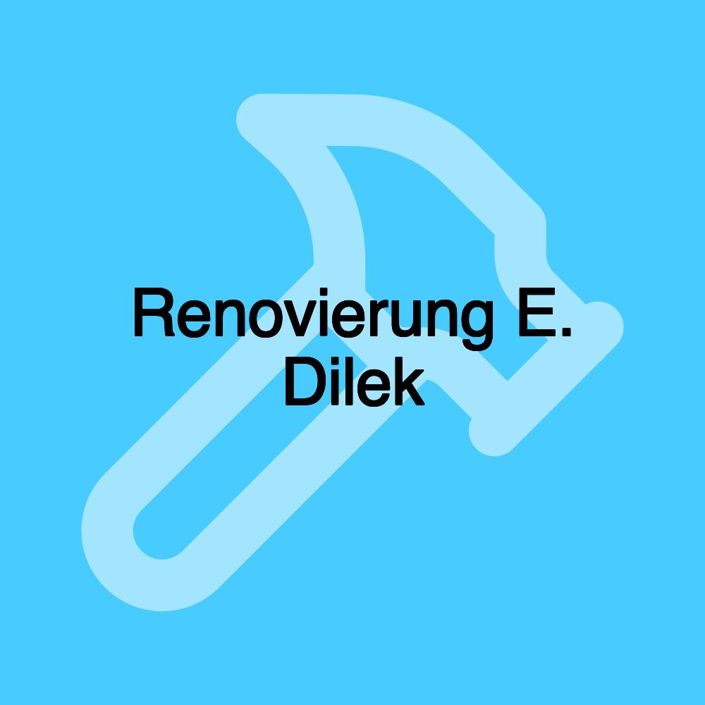 Renovierung E. Dilek