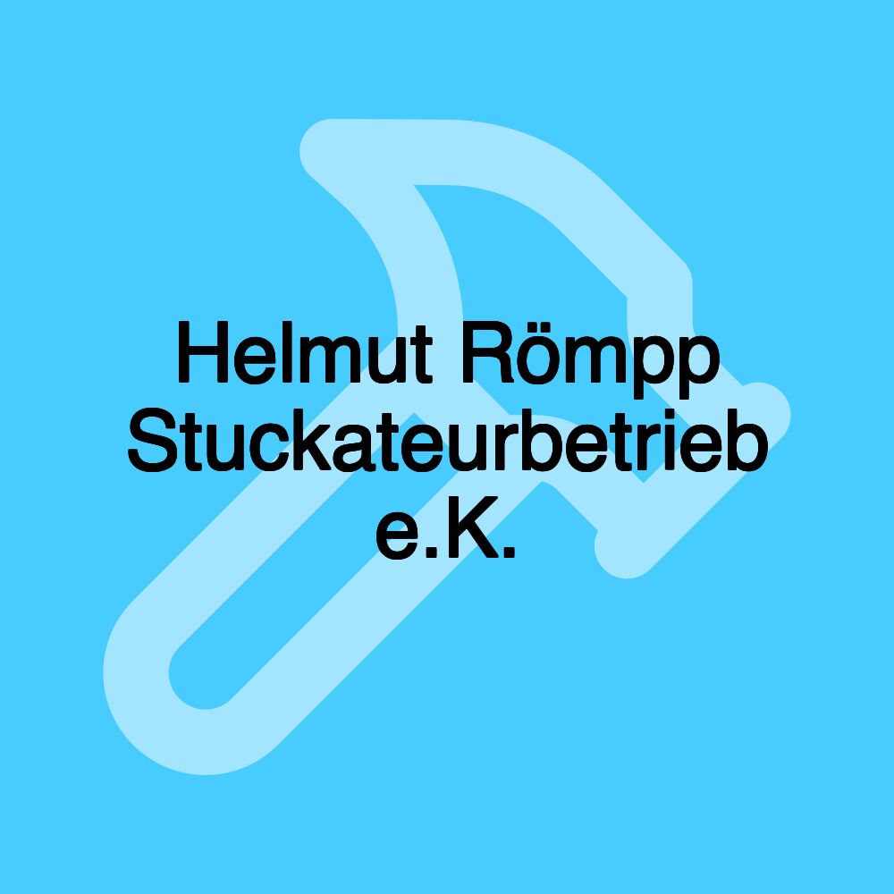 Helmut Römpp Stuckateurbetrieb e.K.