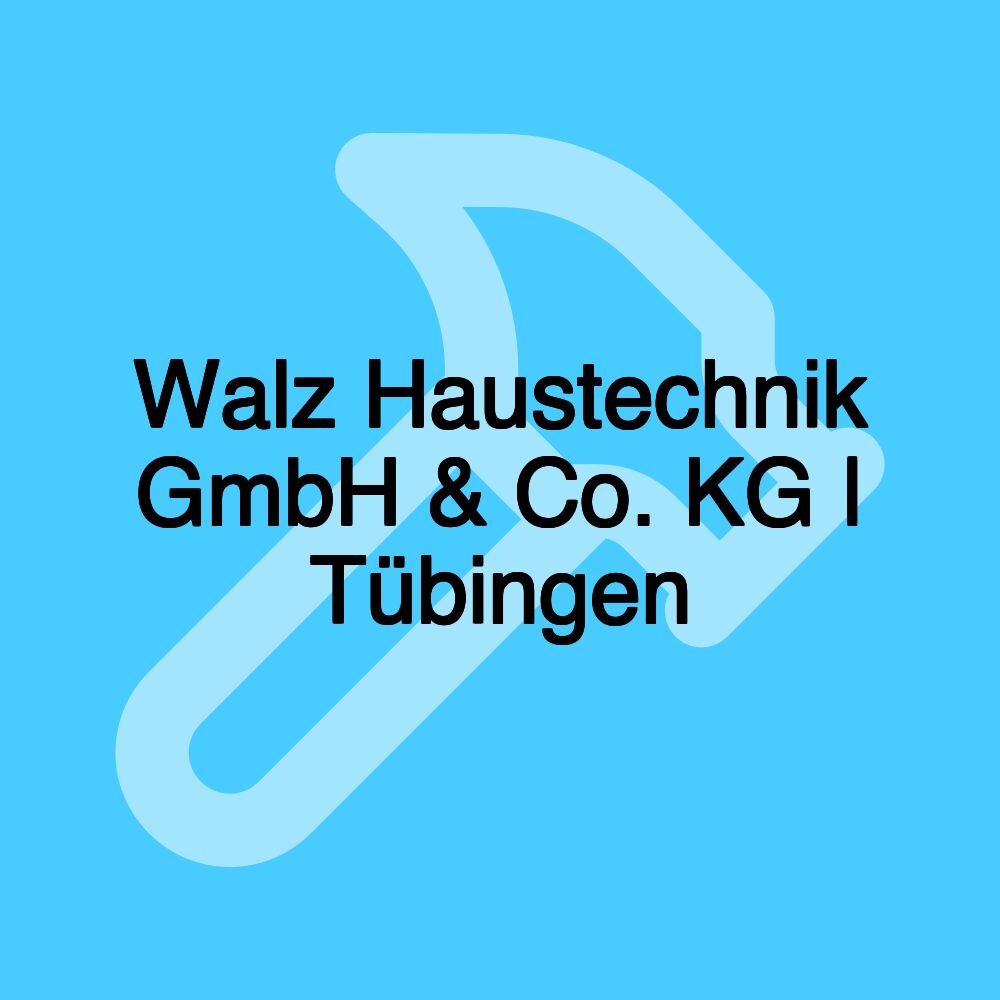 Walz Haustechnik GmbH & Co. KG | Tübingen