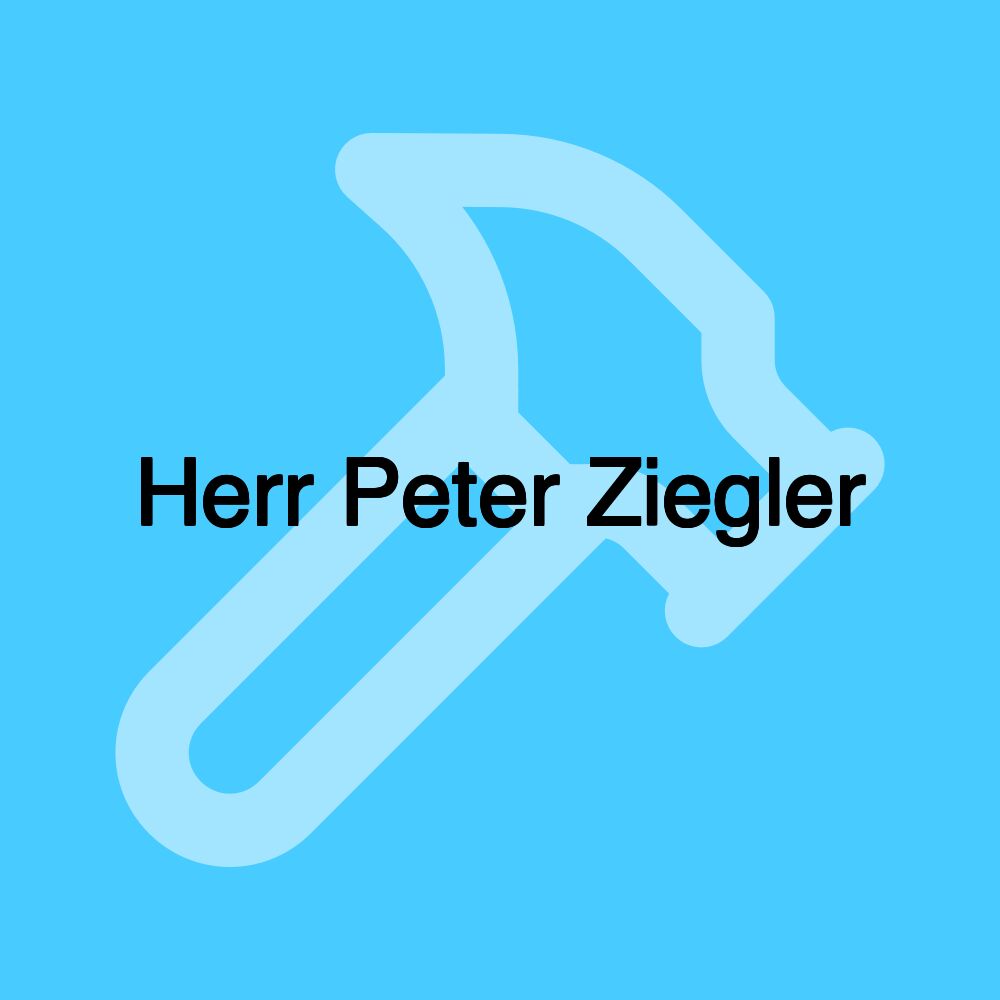 Herr Peter Ziegler