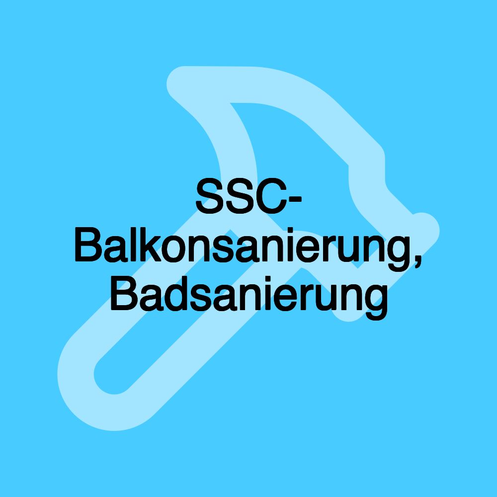 SSC- Balkonsanierung, Badsanierung