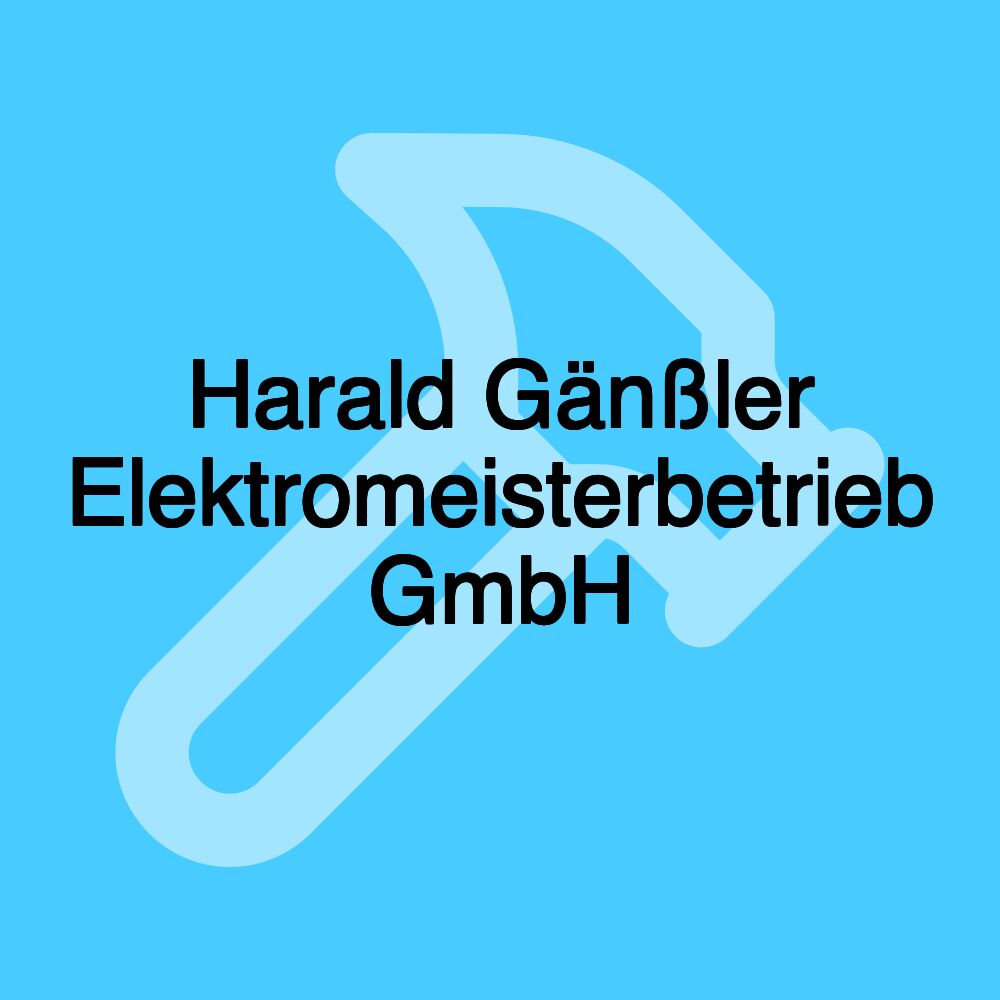 Harald Gänßler Elektromeisterbetrieb GmbH