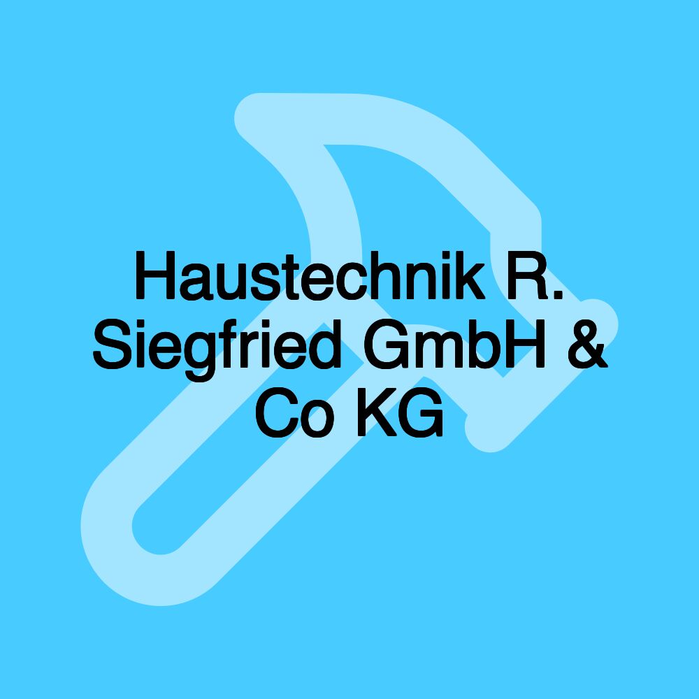 Haustechnik R. Siegfried GmbH & Co KG