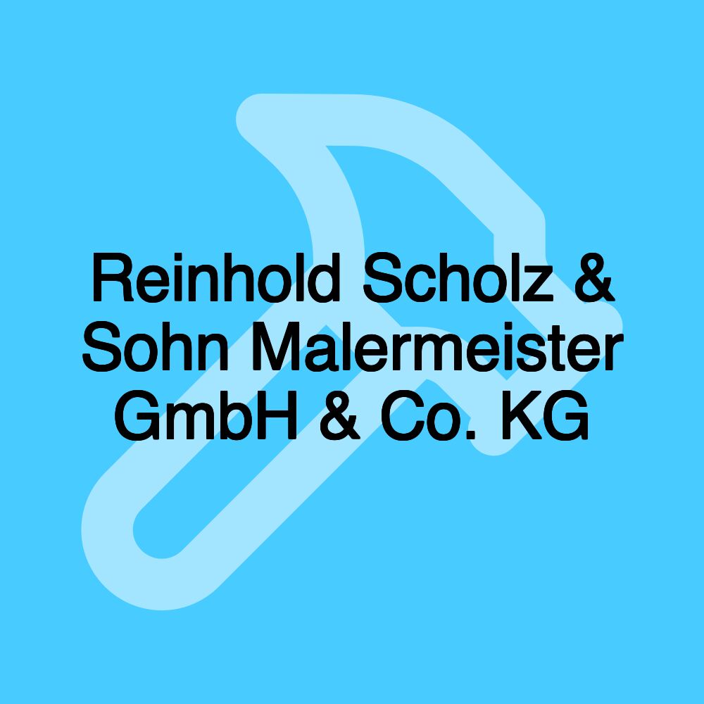 Reinhold Scholz & Sohn Malermeister GmbH & Co. KG