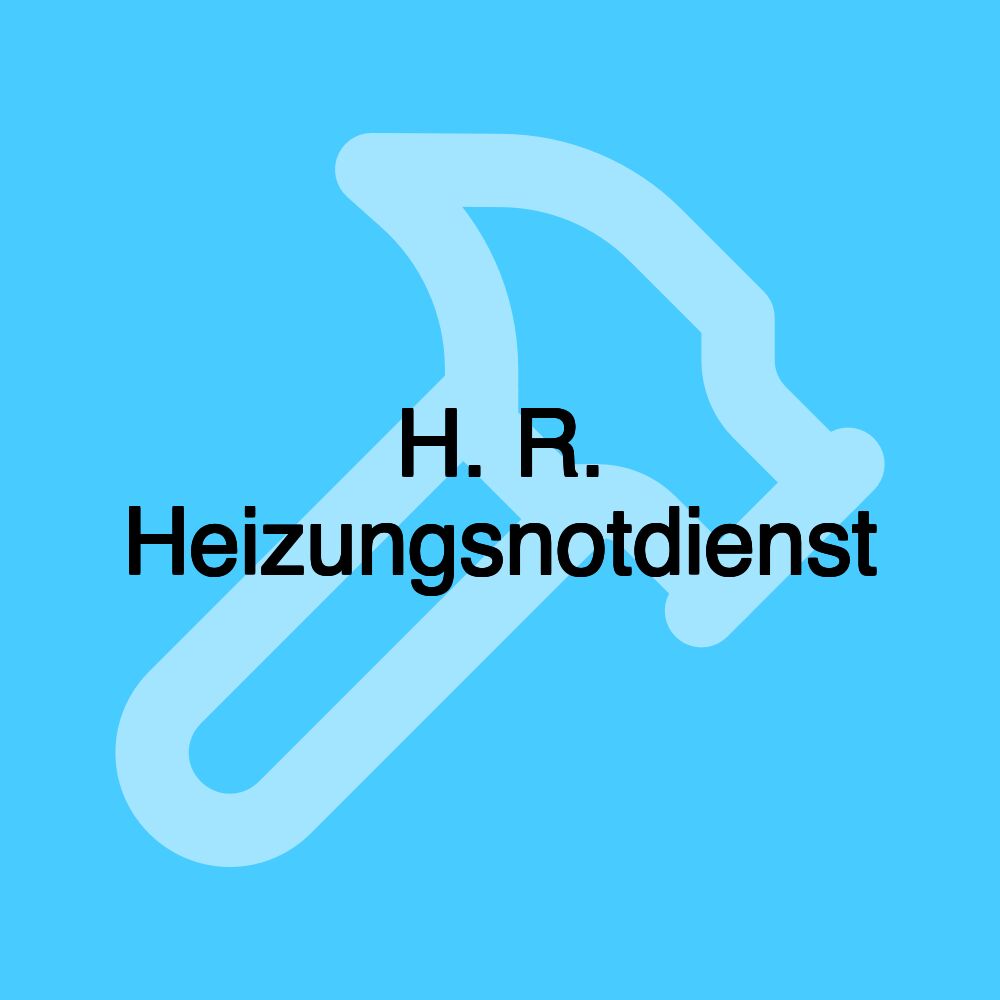 H. R. Heizungsnotdienst