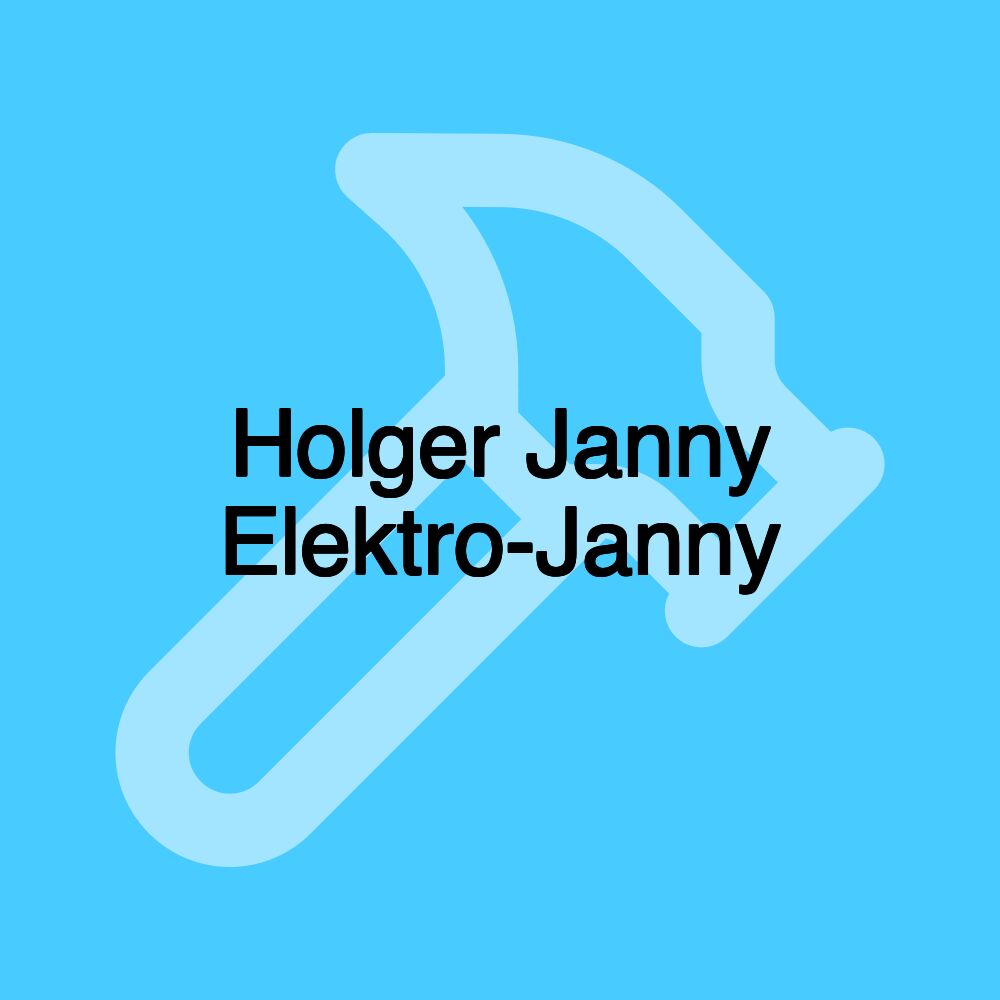 Holger Janny Elektro-Janny