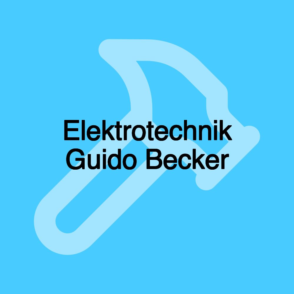 Elektrotechnik Guido Becker