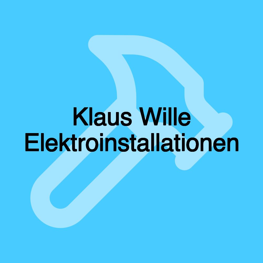 Klaus Wille Elektroinstallationen