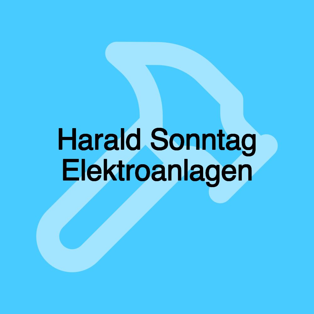 Harald Sonntag Elektroanlagen