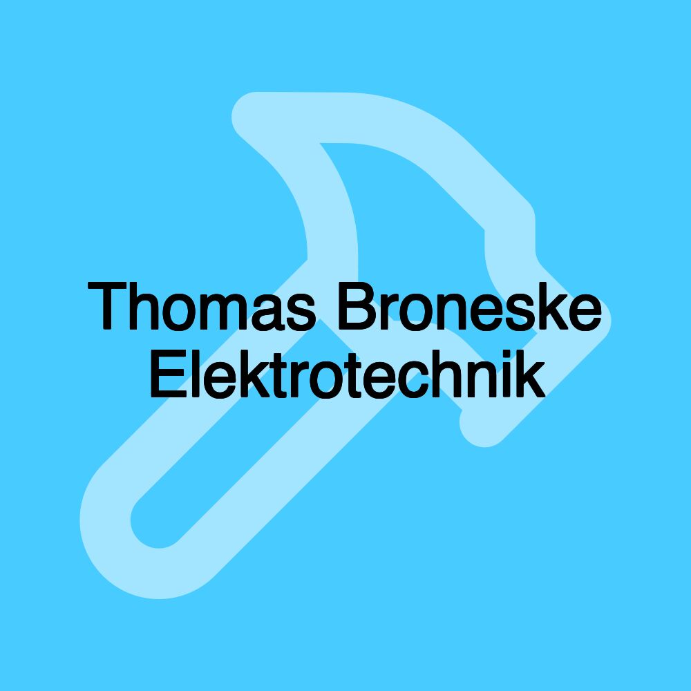 Thomas Broneske Elektrotechnik