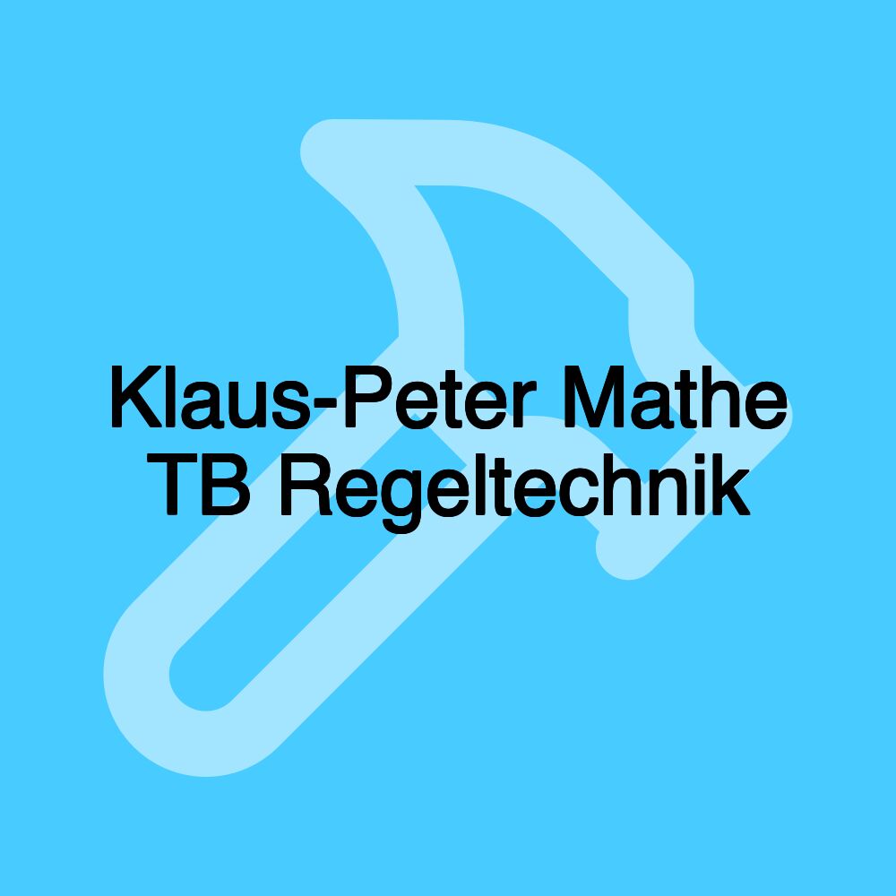 Klaus-Peter Mathe TB Regeltechnik