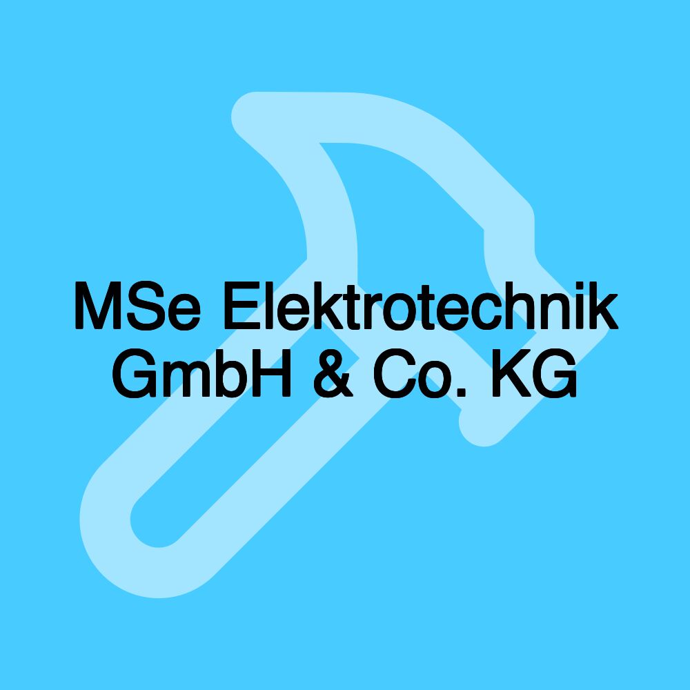 MSe Elektrotechnik GmbH & Co. KG