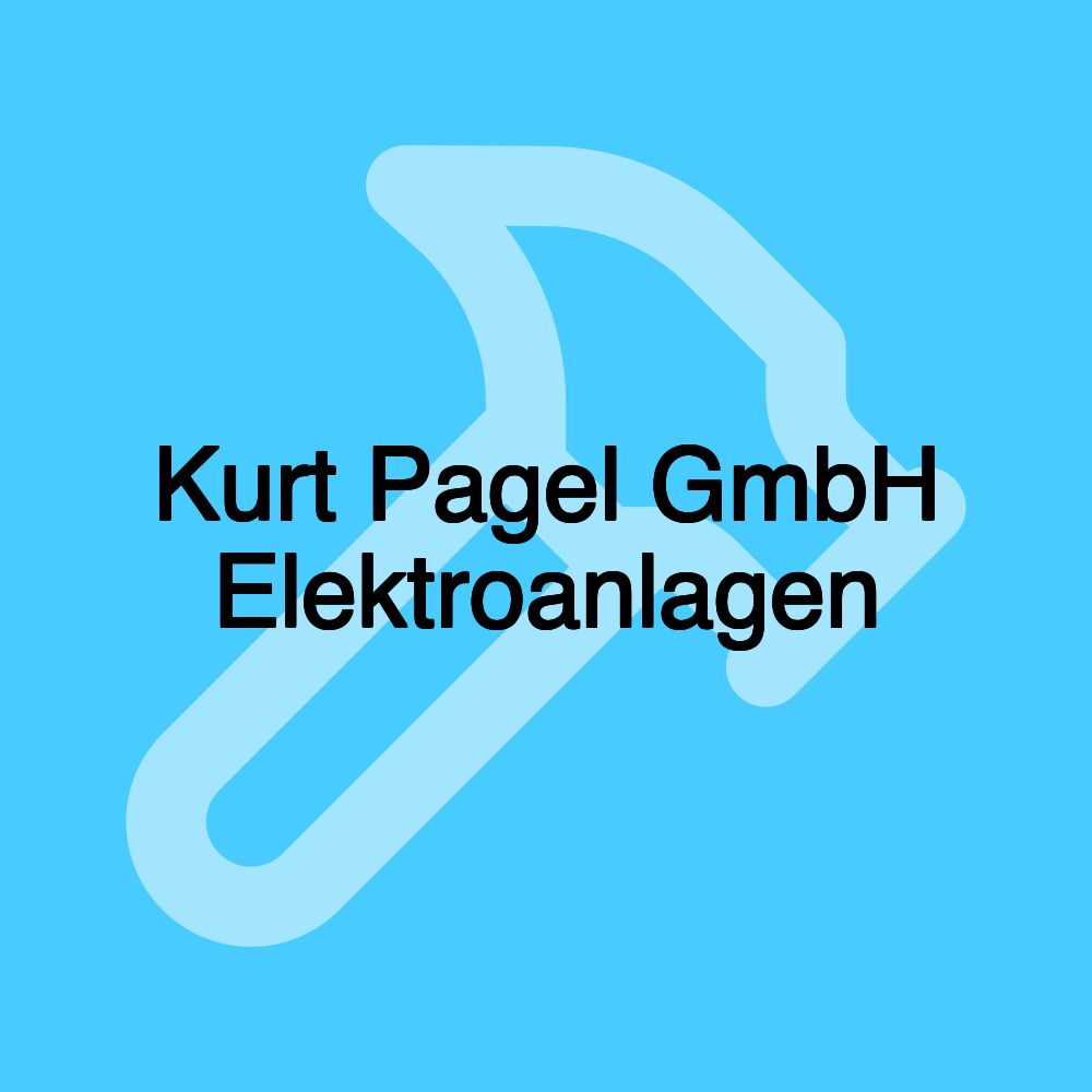 Kurt Pagel GmbH Elektroanlagen