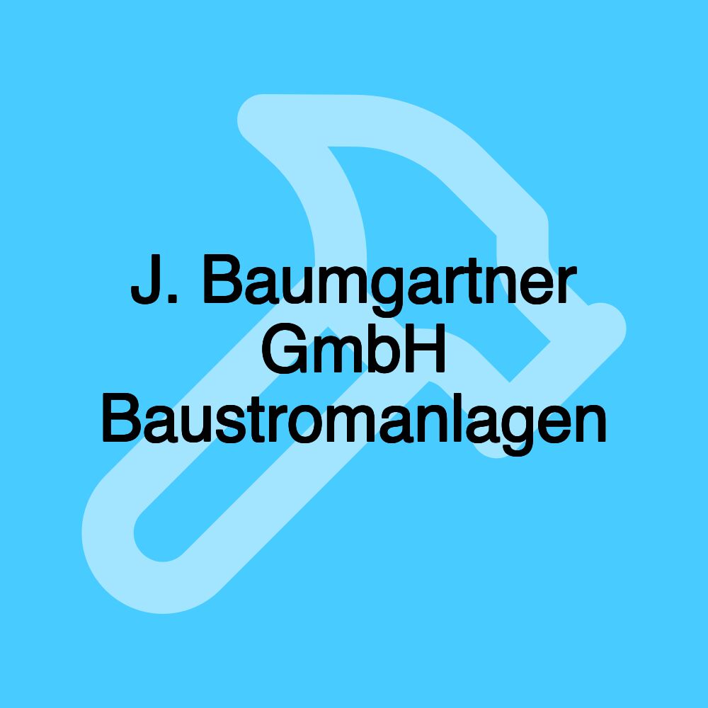 J. Baumgartner GmbH Baustromanlagen