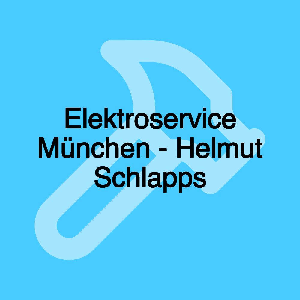 Elektroservice München - Helmut Schlapps