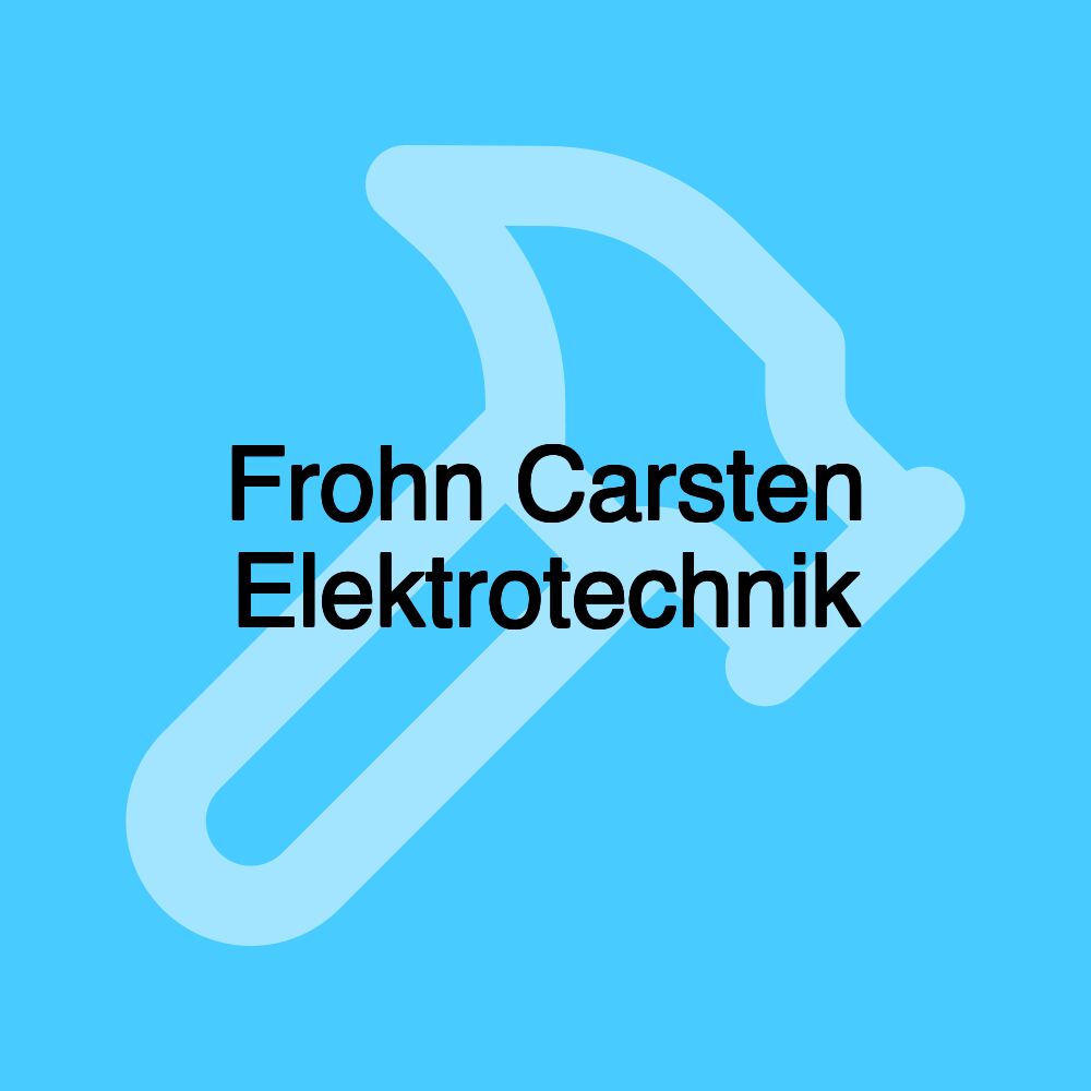 Frohn Carsten Elektrotechnik