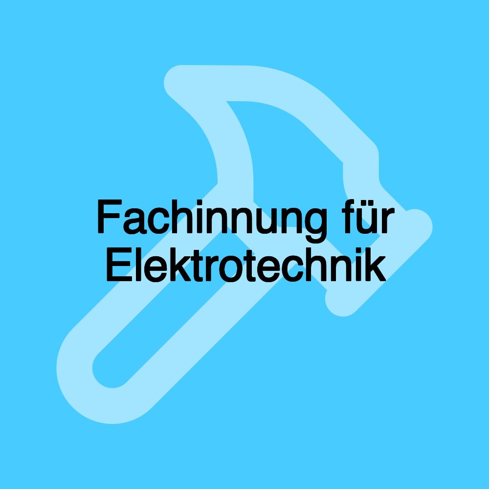 Fachinnung für Elektrotechnik