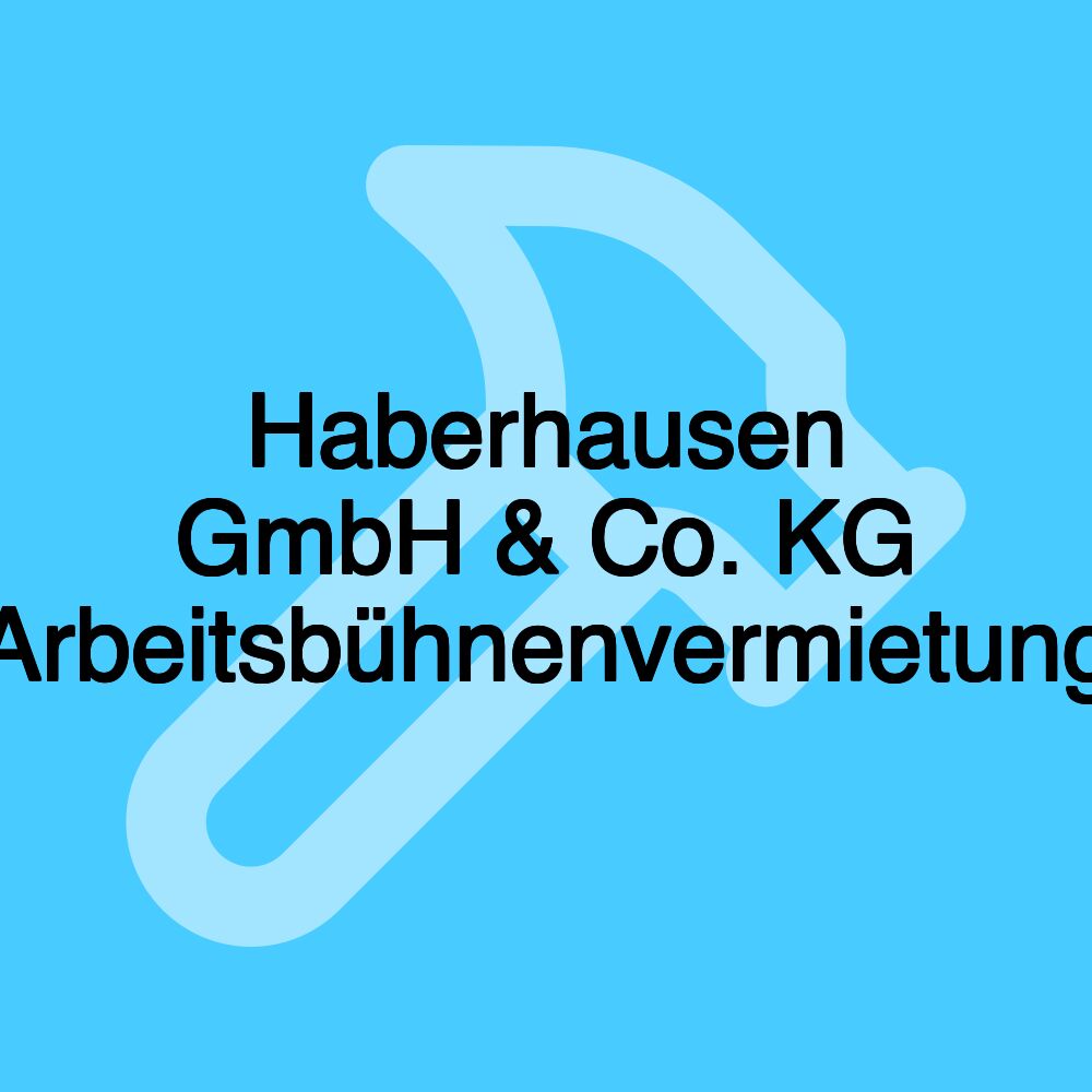 Haberhausen GmbH & Co. KG Arbeitsbühnenvermietung